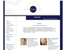 Tablet Screenshot of jewishfiction.net